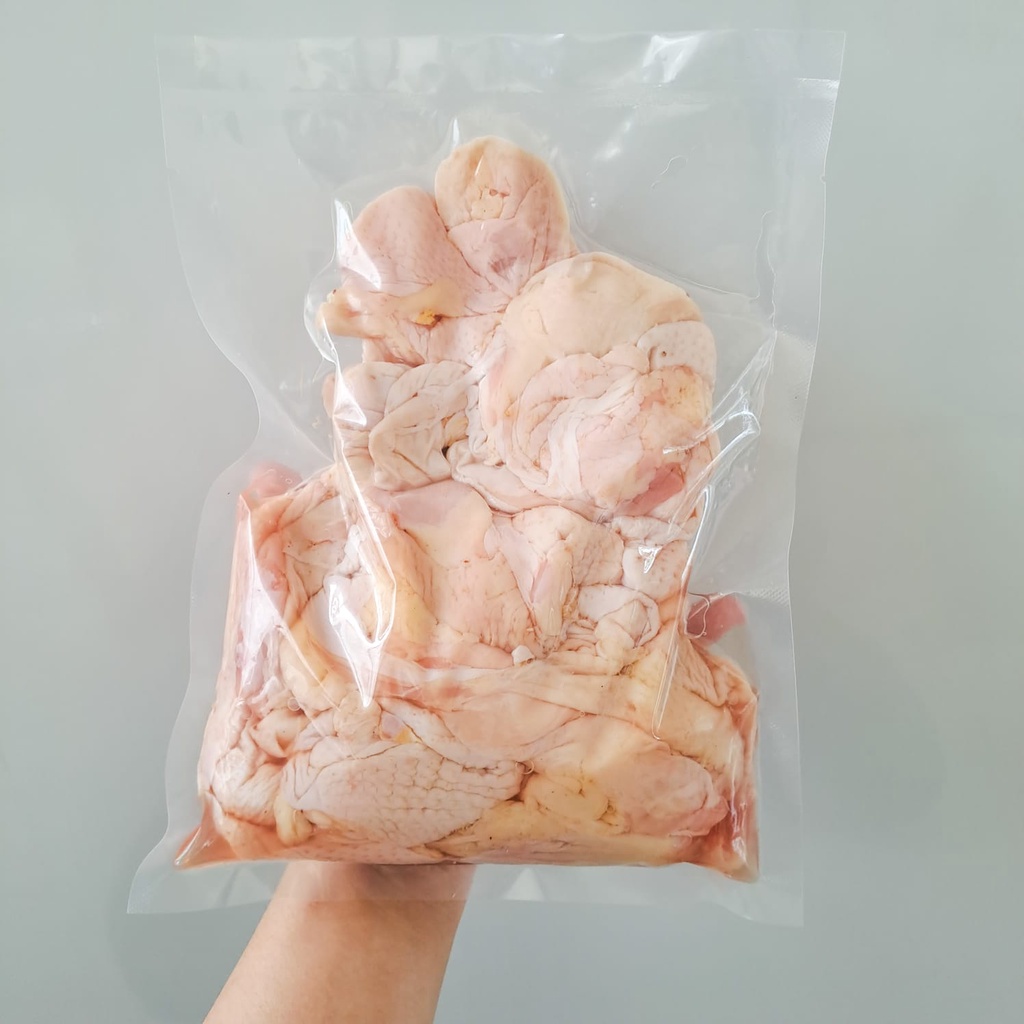 Jual Kulit Ayam Mentah Kulit Ayam Frozen Chicken Skin Shopee Indonesia