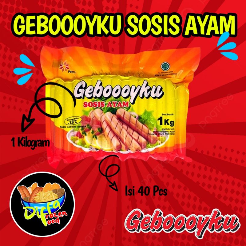 Jual Geboooyku Sosis Ayam Isi Sosis Berat Kg Shopee Indonesia