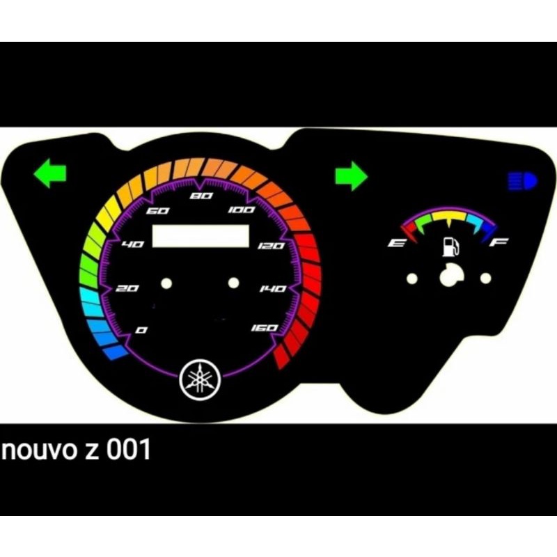 Jual PAPAN PANEL CUSTOM SPEEDOMETER NOUVO Z | Shopee Indonesia