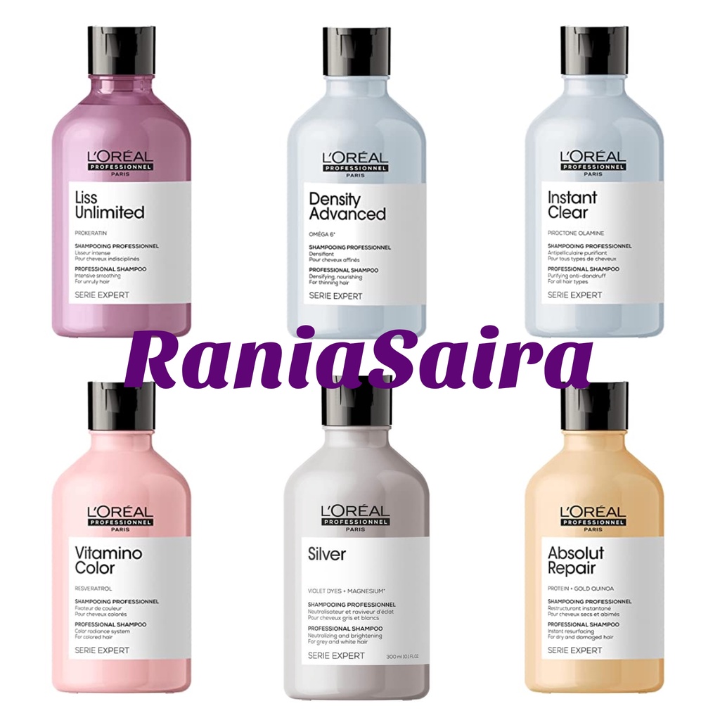 Jual LOREAL Serie Expert Shampoo 300ml / Silver / Vitamino Color / Density Advanced / Absolute