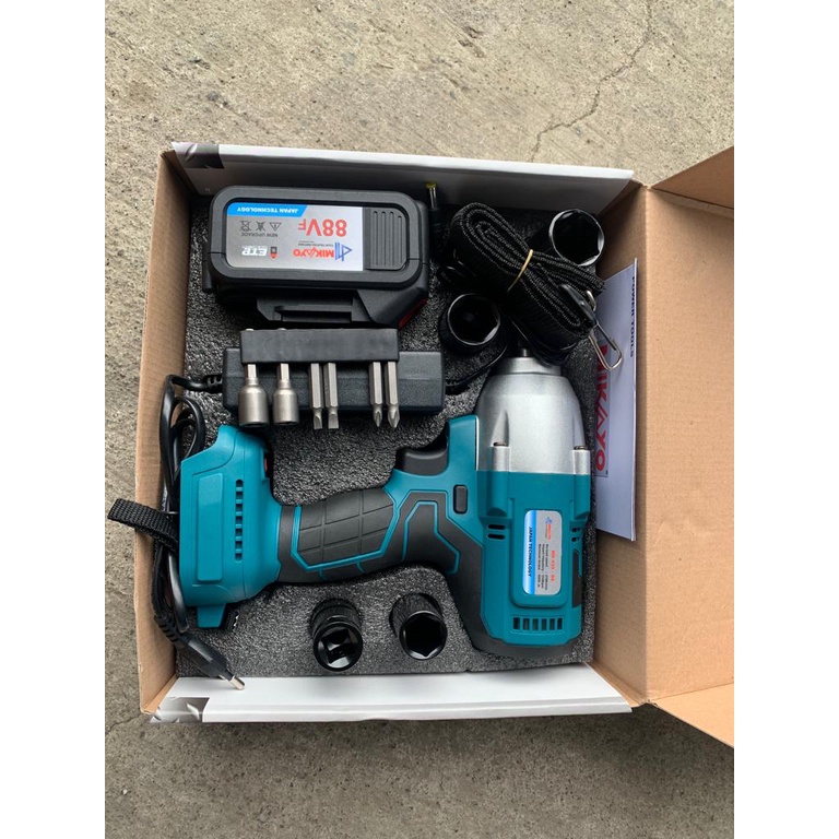 Jual MURAH ORI TEKIRO RYU IMPACT WRENCH CORDLESS 20 V RYU RCW20V Mesin ...