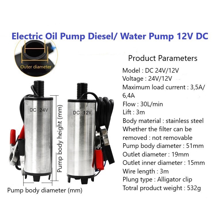 Pompa Diesel Autoadescante 230V/600W 40l/min Con Pistola Pompa Gasolio Biodiesel Pompa Gasolio Autoadescante 230v 600w 40l Min Pistola 9314749