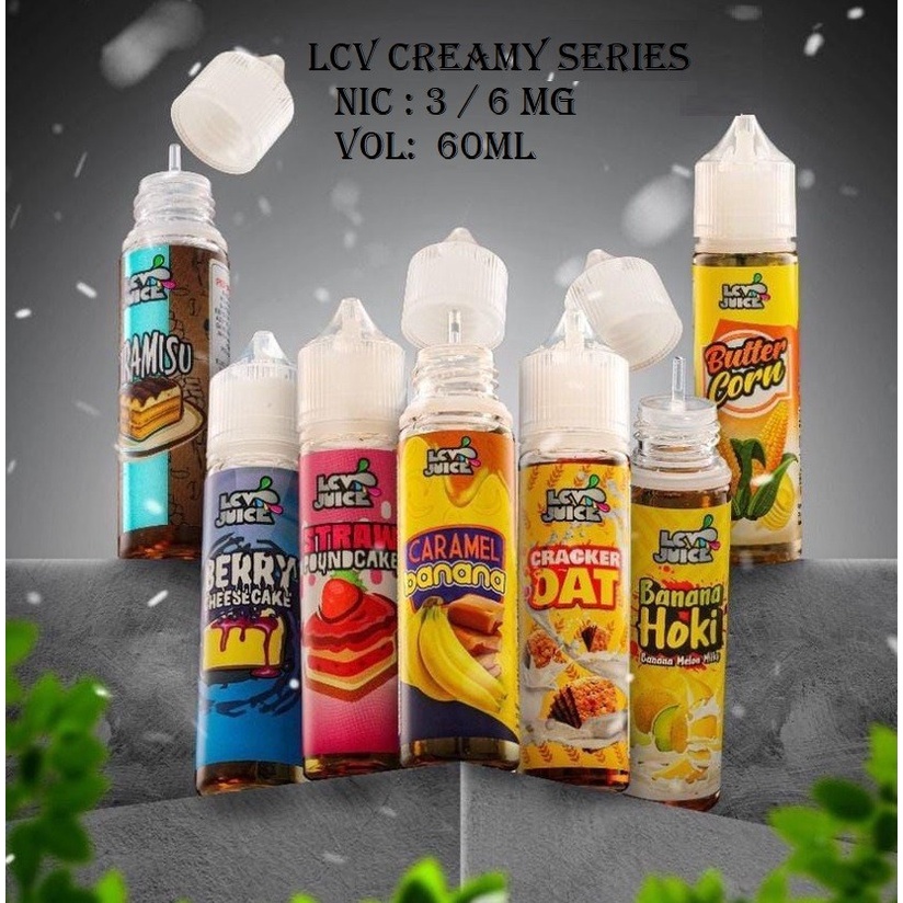 Jual Lcv Juice Series Ml Kemasan Baru Cukai Liquid Freebase Liquids