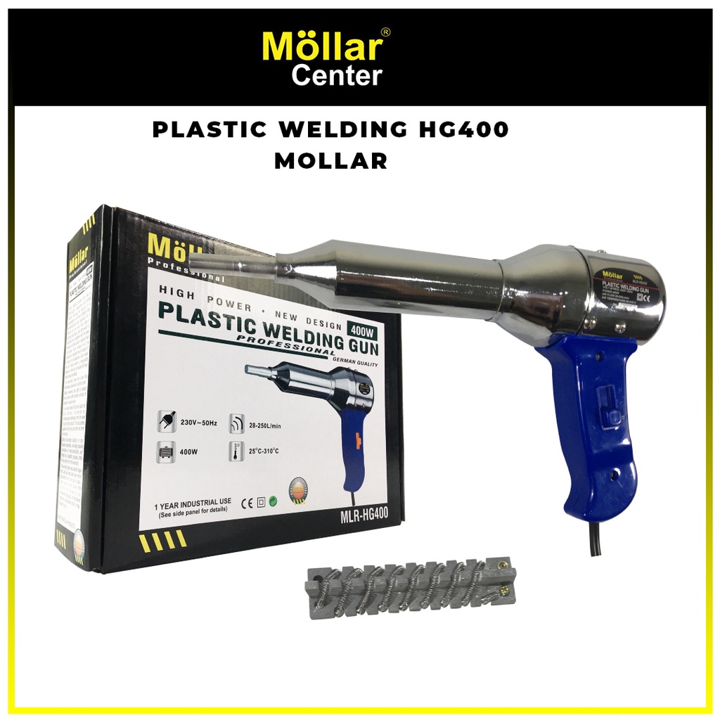 Jual Heat Gun Mollar 400Watt/Mesin Pemanas Plastik Segel/Hot Gun