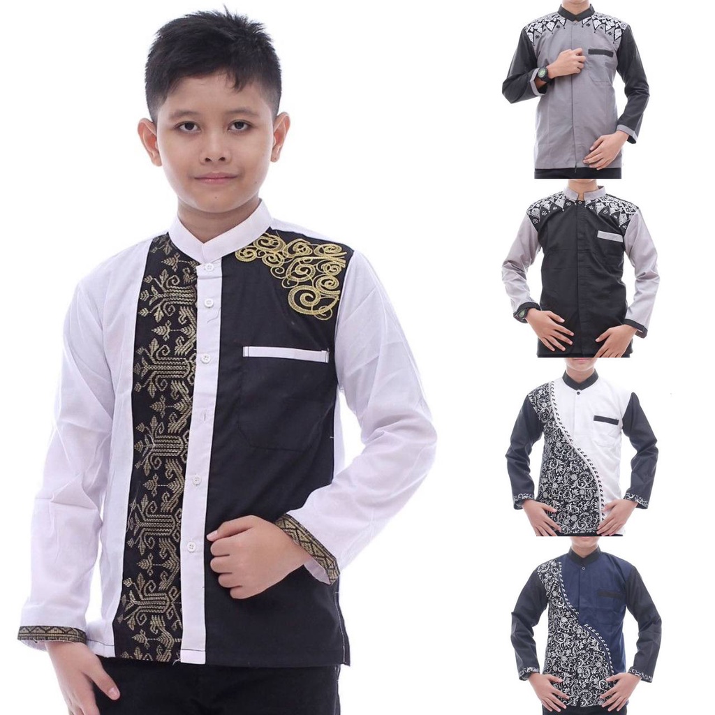 Nevada Bordir Dada Baju Koko Set Anak Laki-Laki
