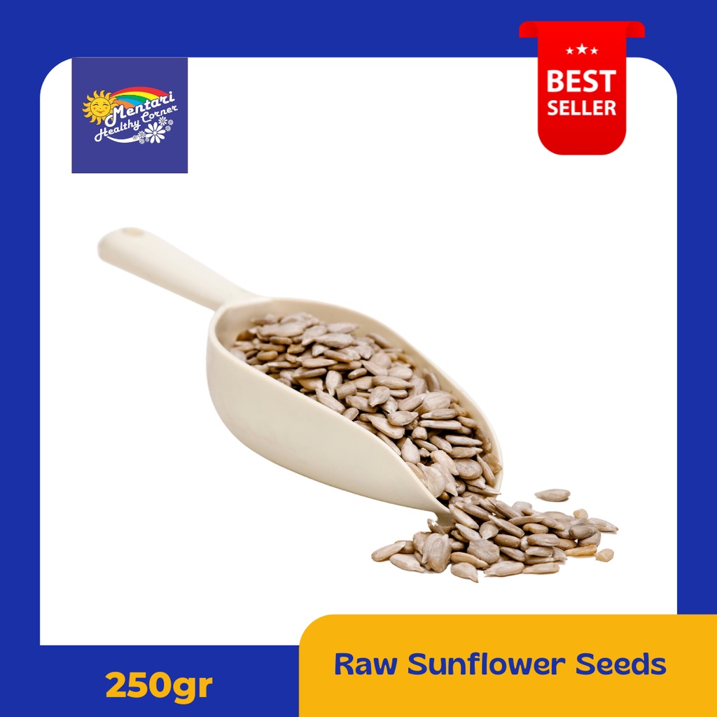 Jual Sunflower Seed Raw 250gr / Biji Bunga Matahari Mentah 250gr (GRADE ...