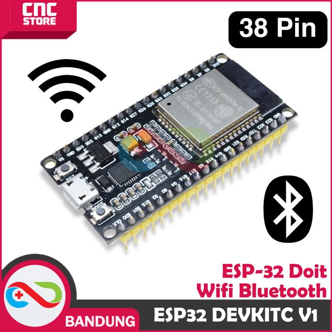 Jual ESP32 ESP-32 DOIT WIFI BLUETOOTH IOT ESP-32S DEVELOPMENT BOARD 38 ...