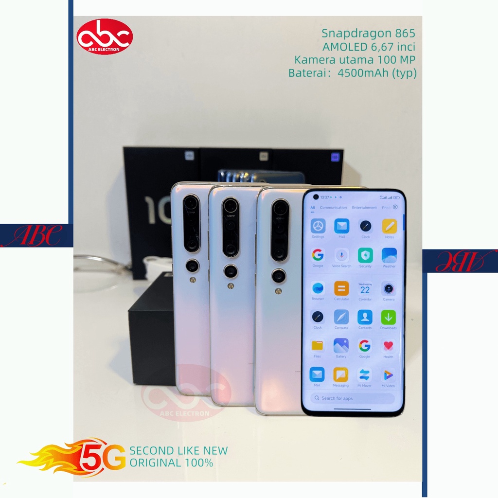 Jual Xiaomi 10 Pro/Xiaomi 10 5G 100MP 8GB+256GB Garansi Sinyal Permanen ...