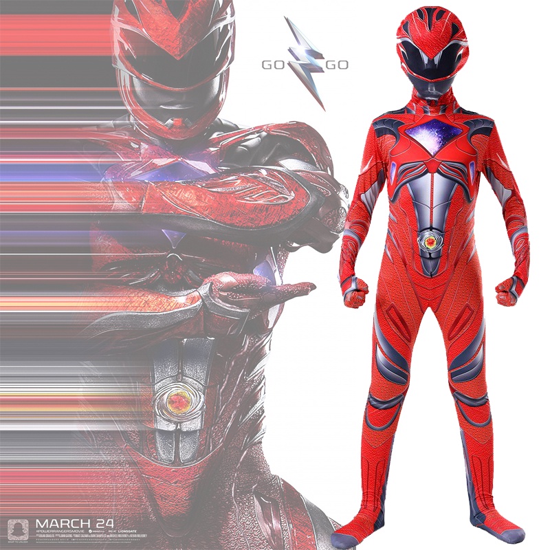 Jual Power Ranger Kostum Anak Super Hero Cosplay Power Ranger Rangers ...
