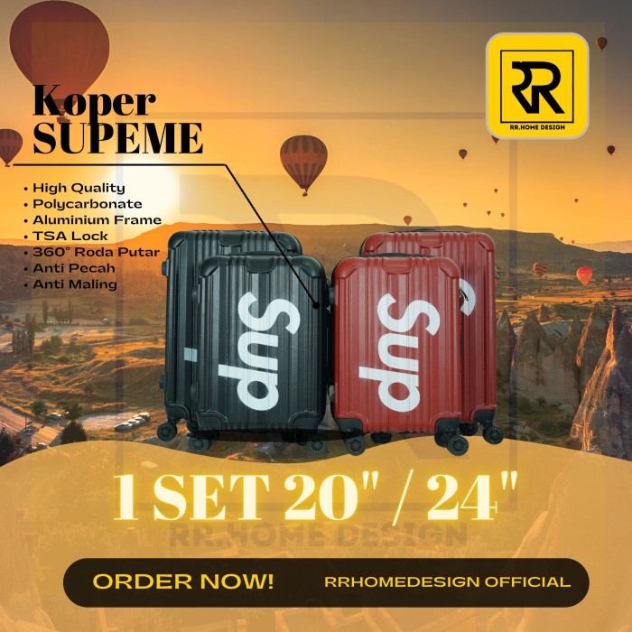 Harga koper cheap supreme rimowa