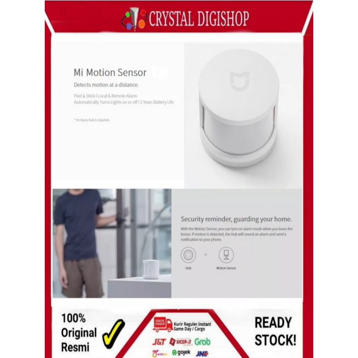 Jual XIAOMI OFFICIAL Mi Motion Sensor Pendeteksi Aktivitas SmartLink ...