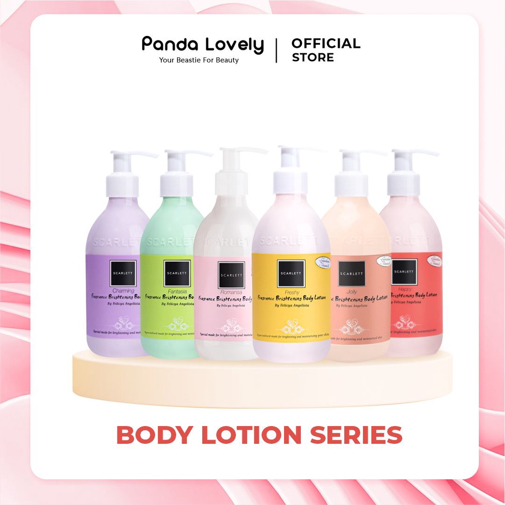 Jual Scarlett Whitening Body Lotion Series / Scarlett Happy / Scarlett