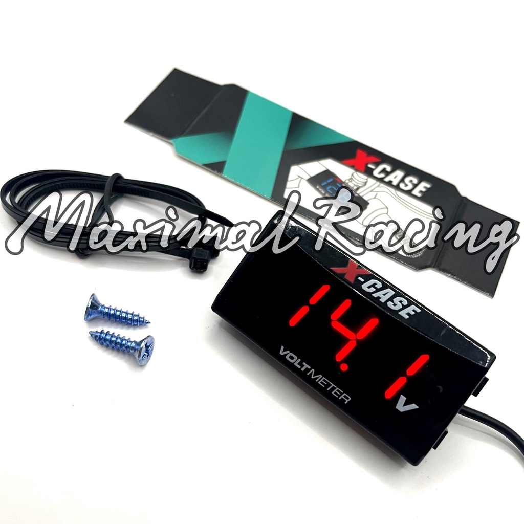 Jual Voltmeter Volt meter X-CASE Waterproof High Quality Universal ...