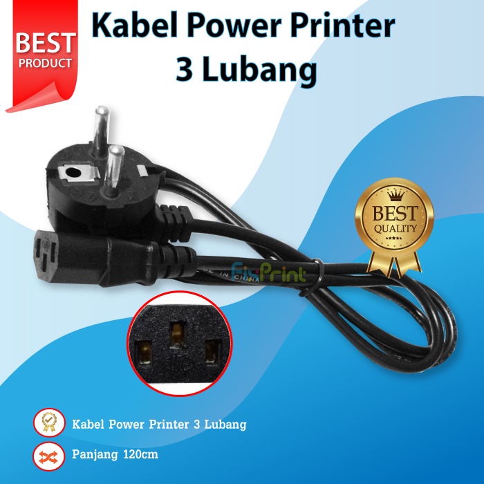 Jual Kabel Power Komputer Colokan Listrik 3 Lubang Adaptor Printer Shopee Indonesia 1456