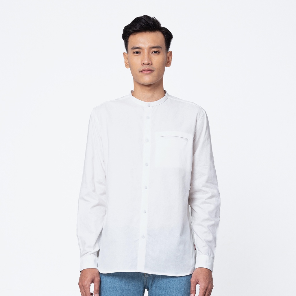 Kemeja Lengan Panjang Whiteness Offwhite