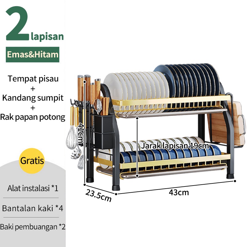 Jual Rak Piring Rak Dapur Rak Cuci Piring Rak Penyimpanan Dapur Rak