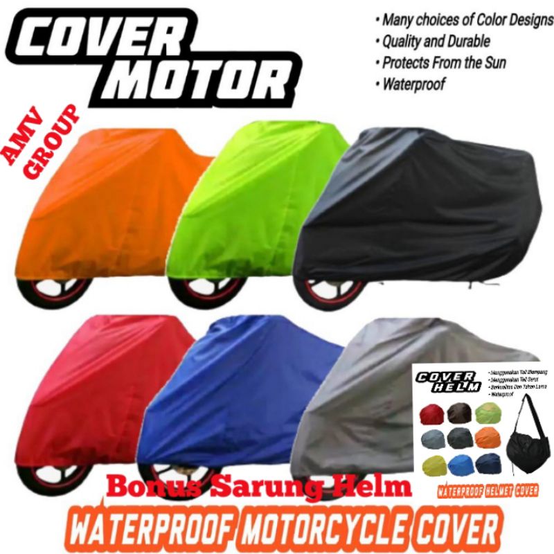 Jual Cover Motor Scoopy Vario Beat Genio Fazzio X Ride Spin Dan Mio/Sarung Motor Mio Beat Vario