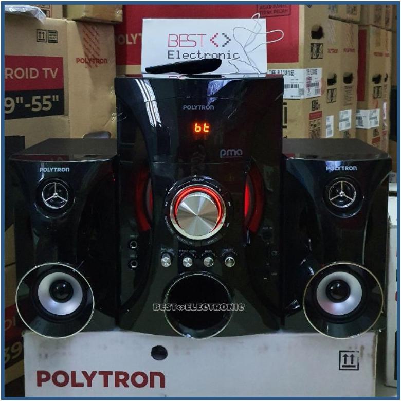 Jual SPEAKER AKTIF POLYTRON PMA 9525 /B PMA9525 HITAM RADIO FM ...