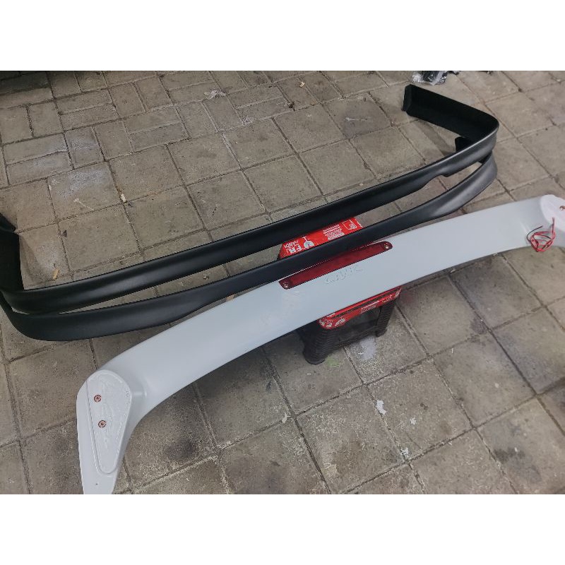 Jual Paket Ferio Spoiler virs lips depan belakang VIRS | Shopee Indonesia