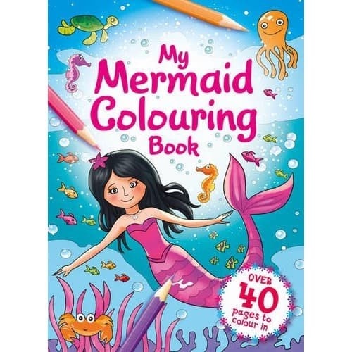 Jual Art Therapy for Children My Mermaid Colouring Book Buku Mewarnai ...