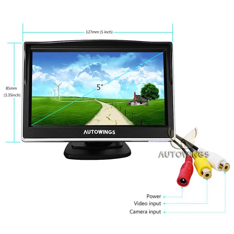 Jual Monitor Lcd Inch Rca Av Input Monitoring Kamera Mundur Layar Portable Set Tv Box Dvd Pc