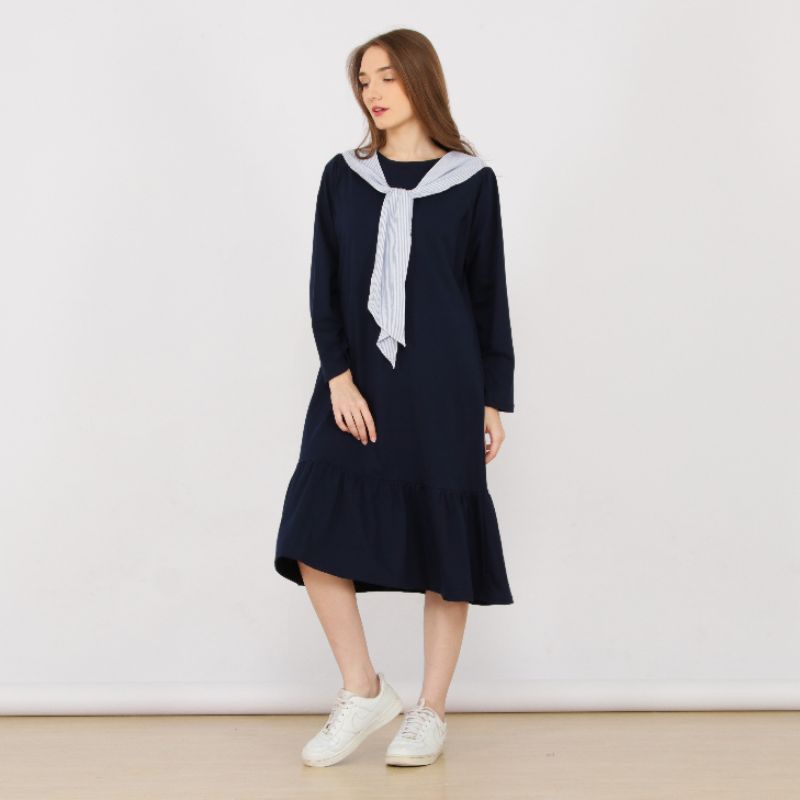 Jual HUG MINI Dress Menyusui Kaos Rempel Hijab Tunik Busui Muslim hijaber Shopee Indonesia