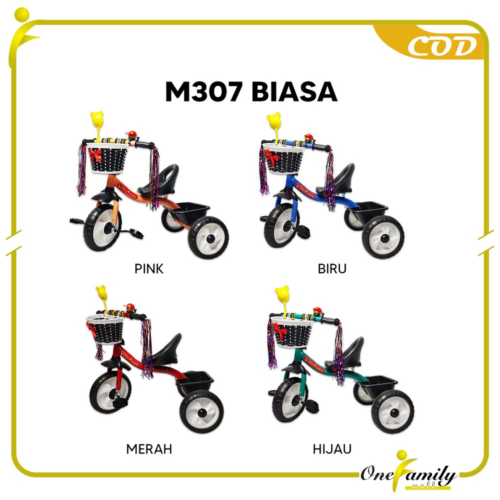 Jual ONE-M307 Mainan Sepeda Anak Roda Tricycle Sepeda