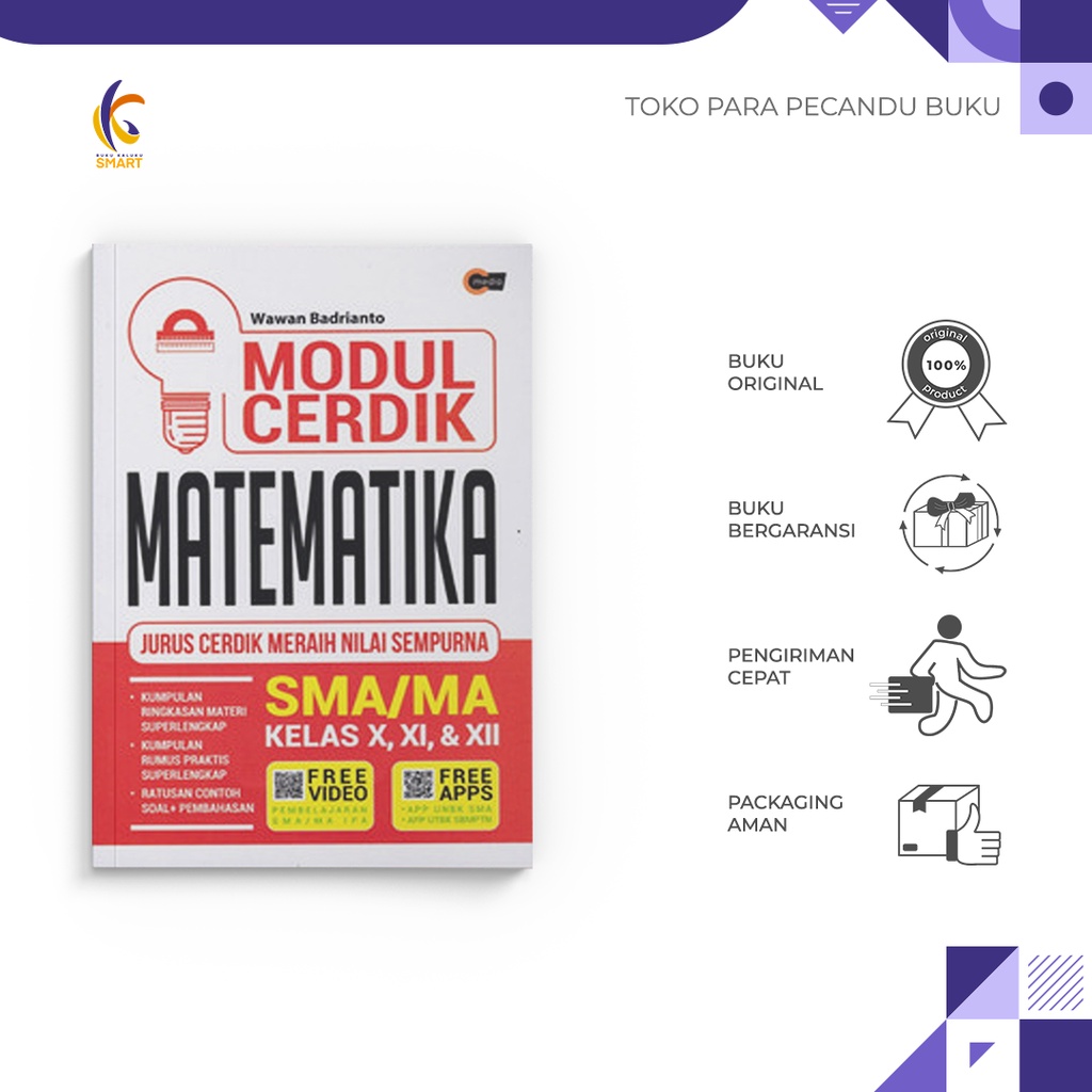 Jual Buku Penunjang Pelajaran - Modul Cerdik Matematika SMA Kelas X ...