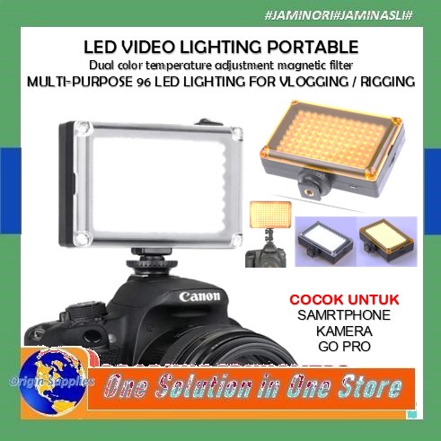 Jual 96 LED Phone Video Light Photo Lighting Camera LED Lamp for Kamera ...