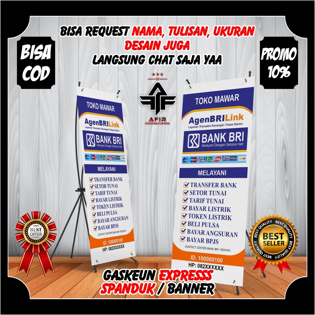 Jual SPANDUK BANNER AGEN BRILINK MITRA BRILINK / BANNER USAHA BRILINK ...