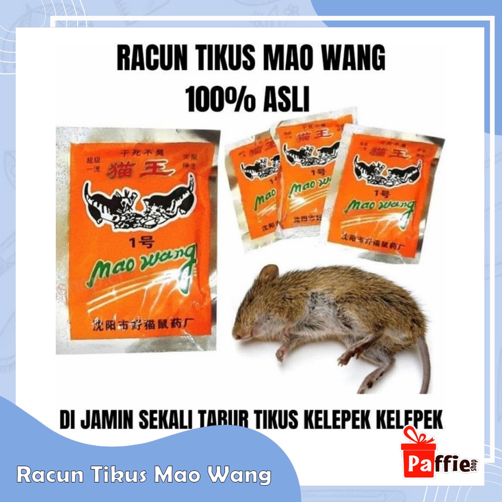 Jual Mao Wang Racun Tikus Maowang Mati Kering Obat Pest Rat Control