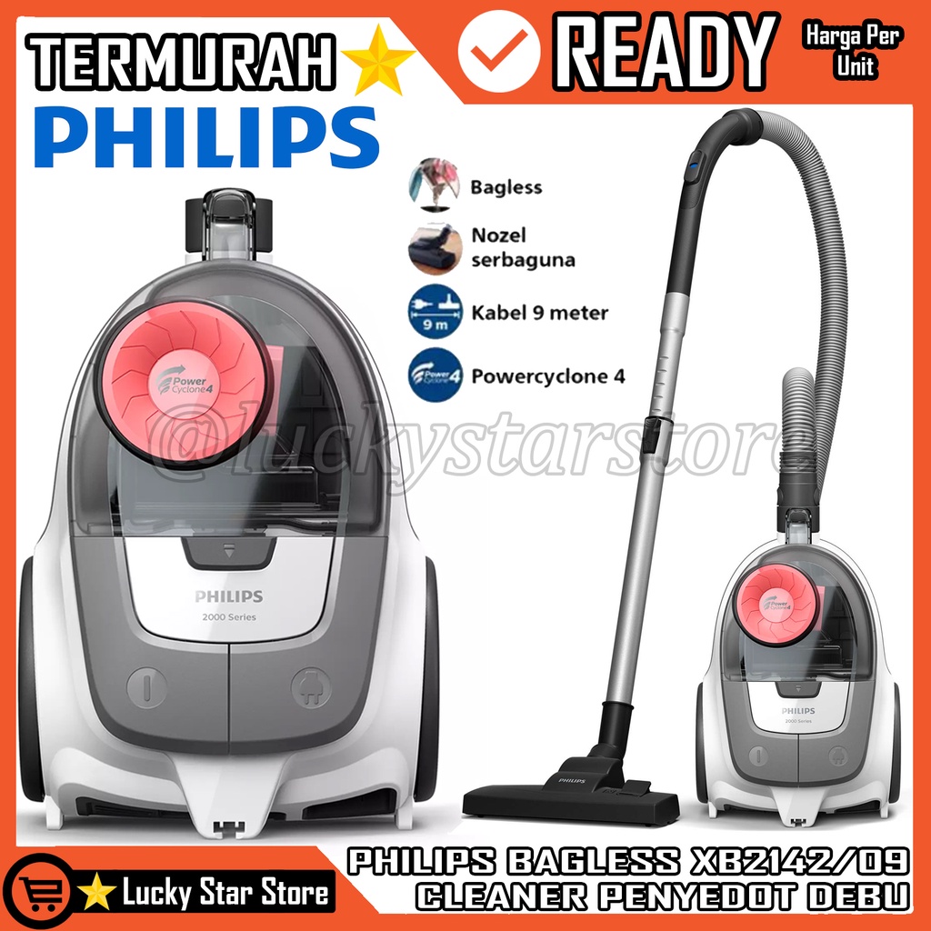 Jual PHILIPS BAGLESS VACUUM CLEANER 2000 SERIES XB2142/09 PENYEDOT ...