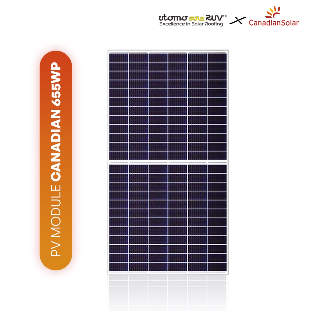 Jual Solar Panel Canadian 655 Wp SNI - Utomo SolaRUV | Shopee Indonesia