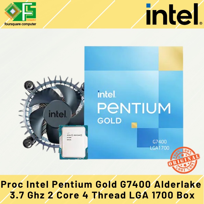 Pentium Gold G7400 LGA1700 CPUクーラー付