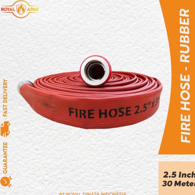 Jual Fire Hose Rubber Tonata 2,5 Inch X 30 M / Selang Pemadam Karet ...