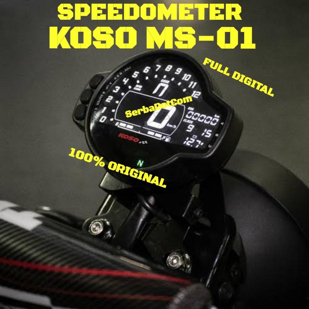 Jual SPEEDOMETER SPEEDO SPEDO SPEDOMETER KOSO DIGITAL MS01 MS 01 MS01