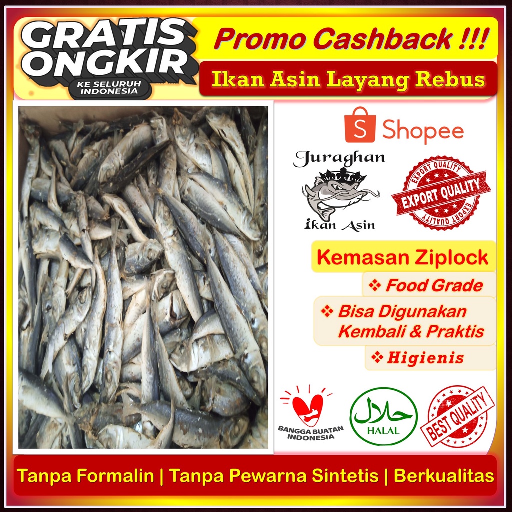 Jual Ikan Asin Layang Cue Rebus Kualitas Super Dan Terenak Kg