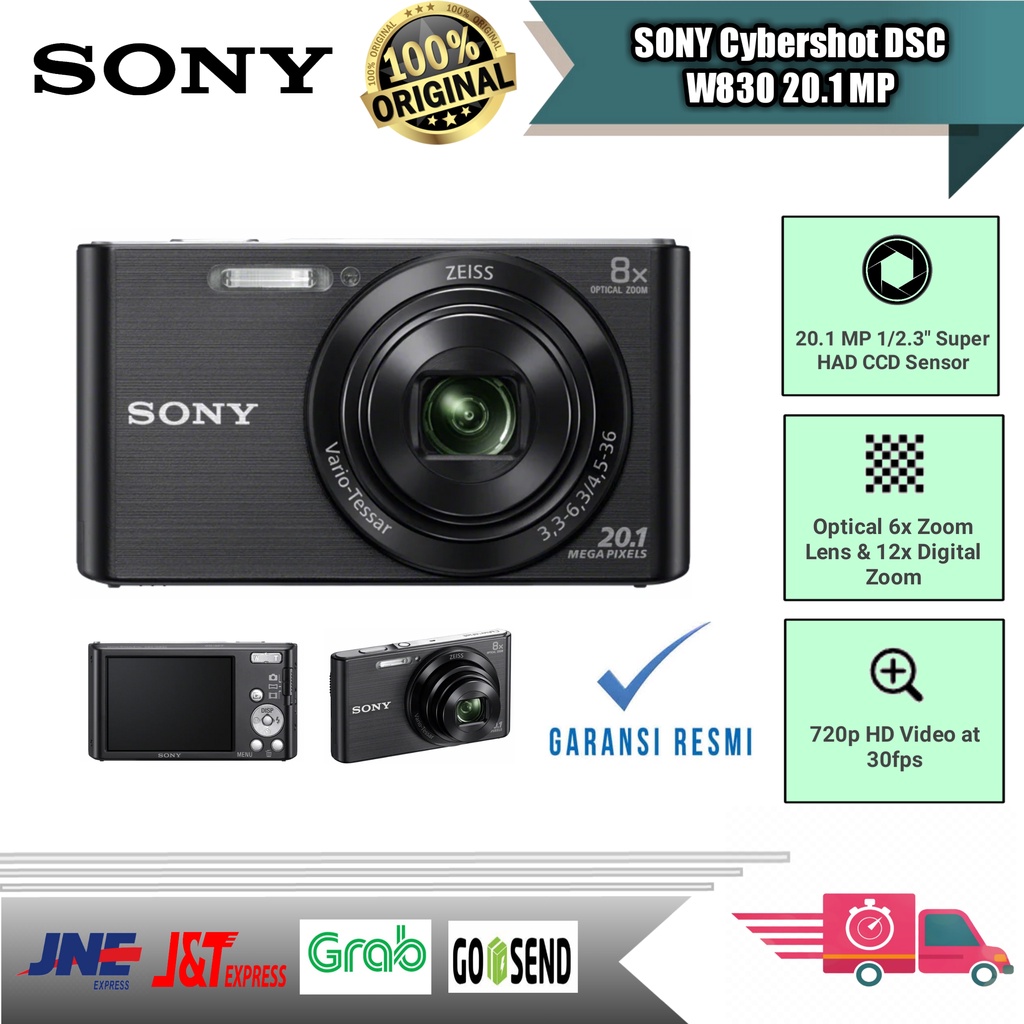 Jual Sony Cybershot DSC W830 / Kamera Digital Sony DSC W830 Garansi ...