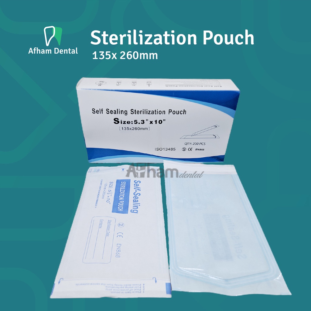 Jual DENTAL MEDIPOUCH / STERIL STERILIZATION STERILISATION OUCH POUCHES