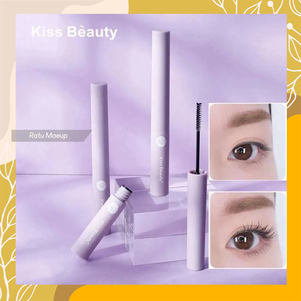 Jual Mascara Slim Kiss Beauty Cover Ungu / Maskara Kiss Beauty Peach ...