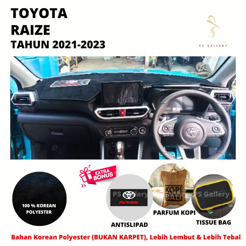 Jual Alas Dasbor Mobil Toyota Raize Aksesoris Cover Dashboard Premium Shopee Indonesia