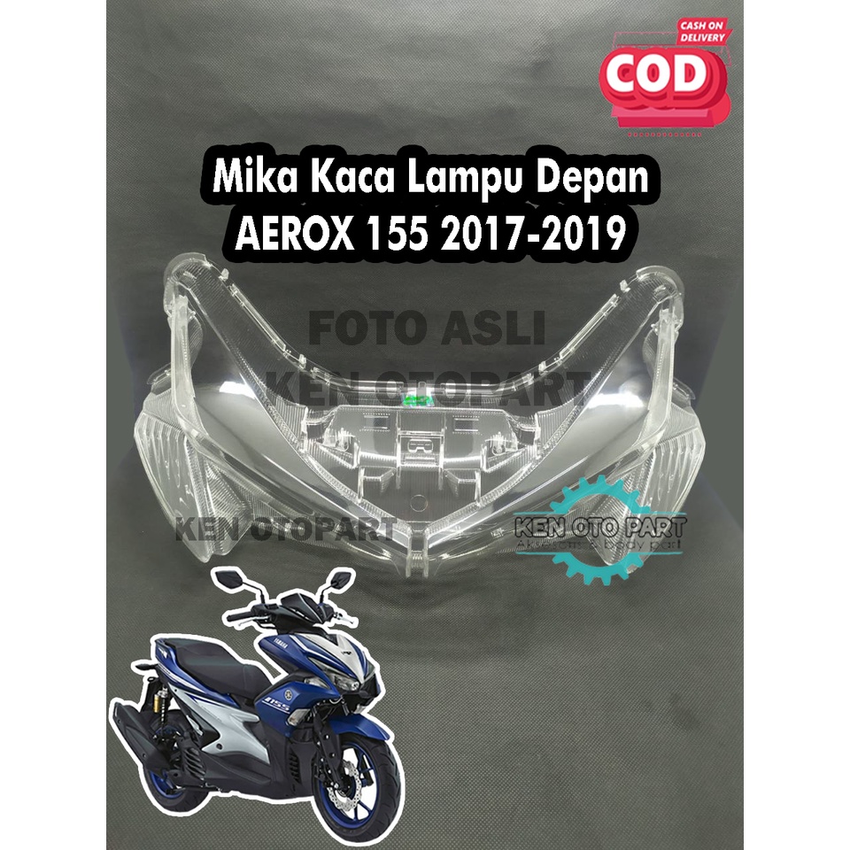 Jual Mika Kaca Lampu Depan Aerox Mica Kaca Lampu Depan Aerox Old Murah Shopee