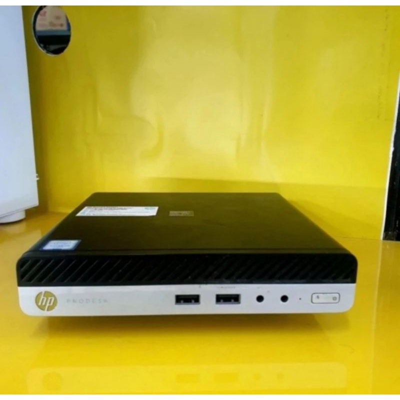 Jual Mini Pc Hp Prodesk 400 G3 Core I5 Gen 6 Ram 8 Gb Harddisk 500gb Shopee Indonesia