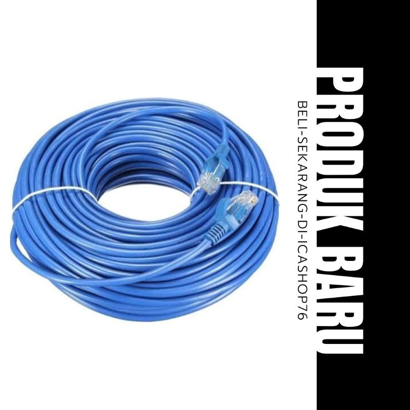 Jual KABEL LAN UTP RJ45 CAT5E panjang 25M kabel ethernet | Shopee Indonesia