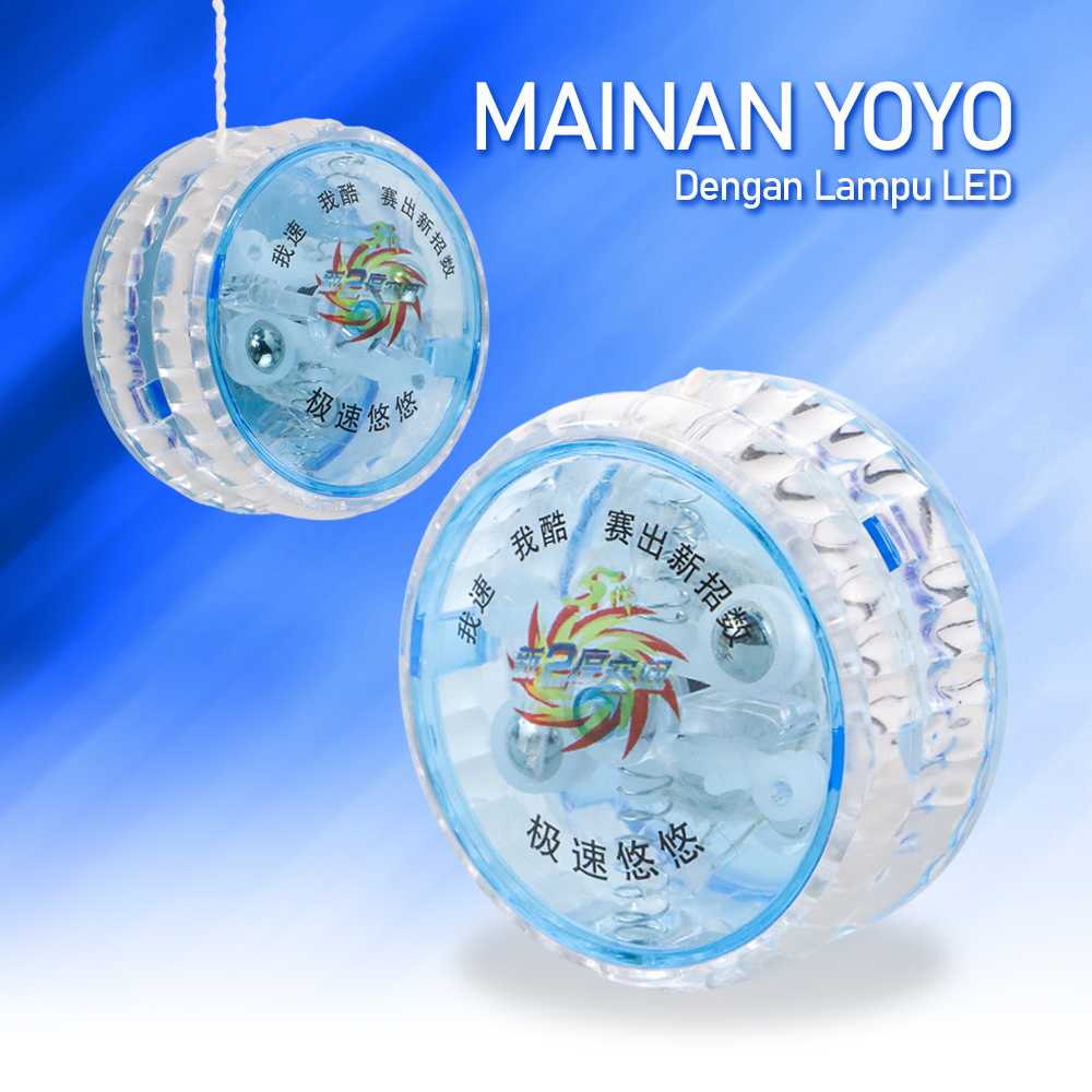 Jual Yoyo Berlampu Led Yang Menyala Dan Mudah Berputar Di Tempat