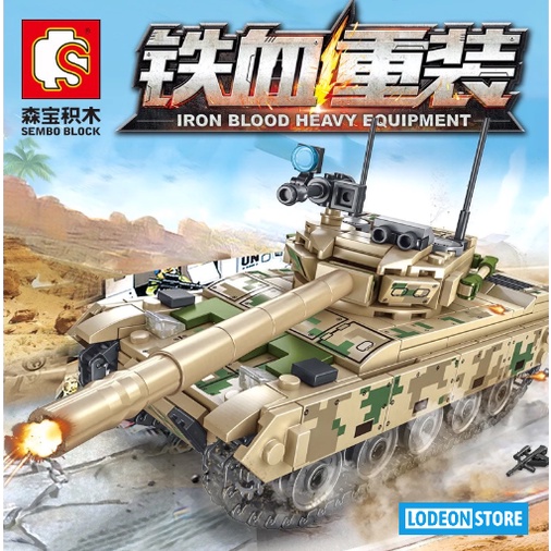 Jual Sembo Block Tank Iron Blood Heavy Equipment 105562 | Shopee Indonesia