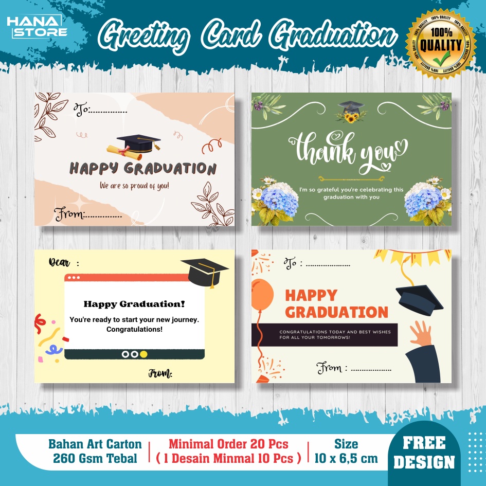 Jual Greeting Card GRADUATION - Gift Card - Kartu Ucapan Wisuda ...