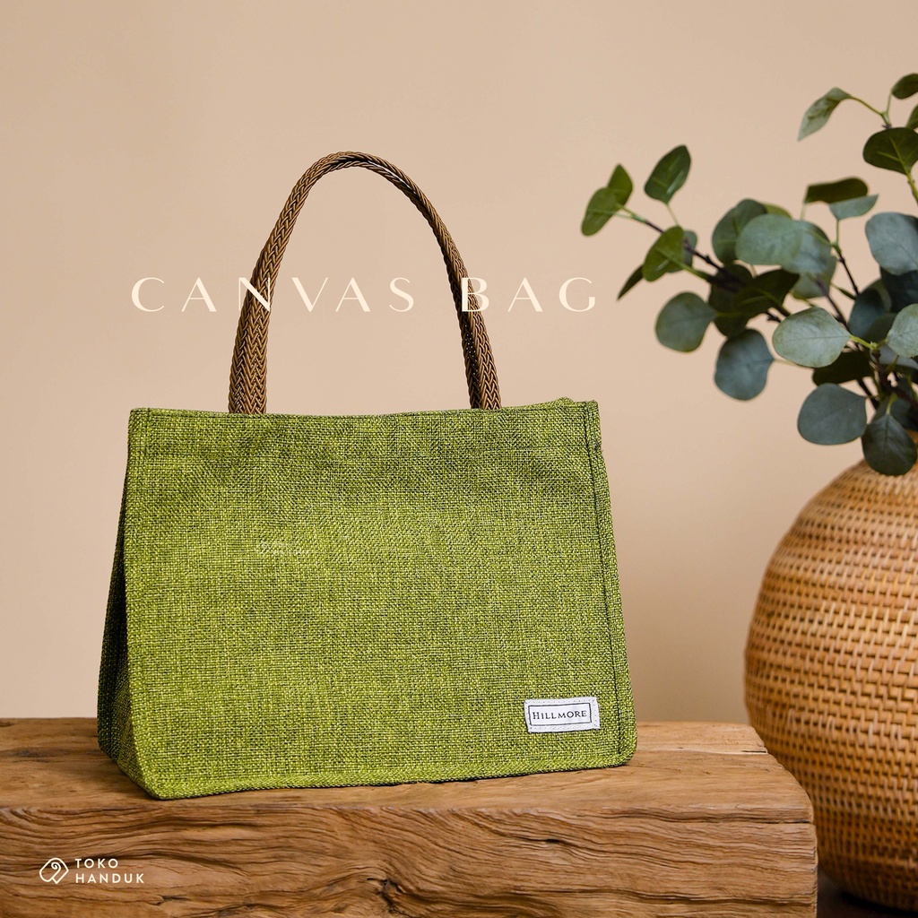 Jual Toko Handuk Totebag Canvas Vintage (Canvas Bag Souvenir