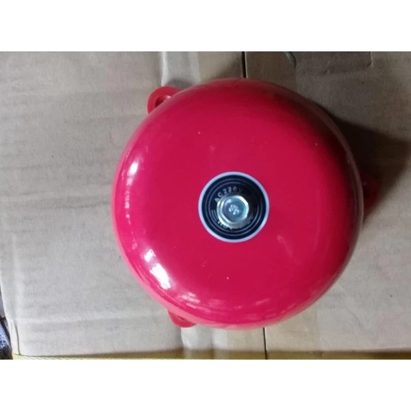 Jual Round Alarm Bell 6" Cb6B Merah 24V 220V Shopee Indonesia