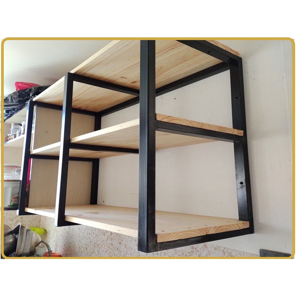 Jual FULL Hollow Besi Siku Penyangga Rak Scandinavian / Floating ...